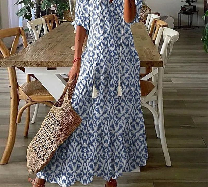 Luna | Boho stílusú midi ruha