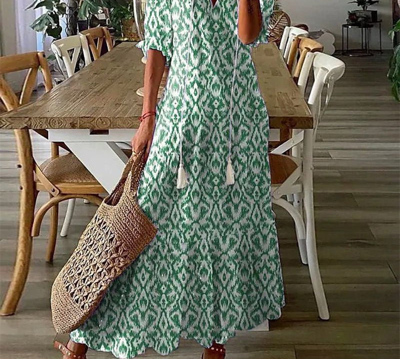 Luna | Boho stílusú midi ruha