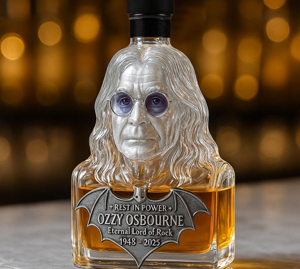 Örökkévalóvá varázsolva pohárban — Whiskey-pohár Ozzy Osbourne tiszteletére