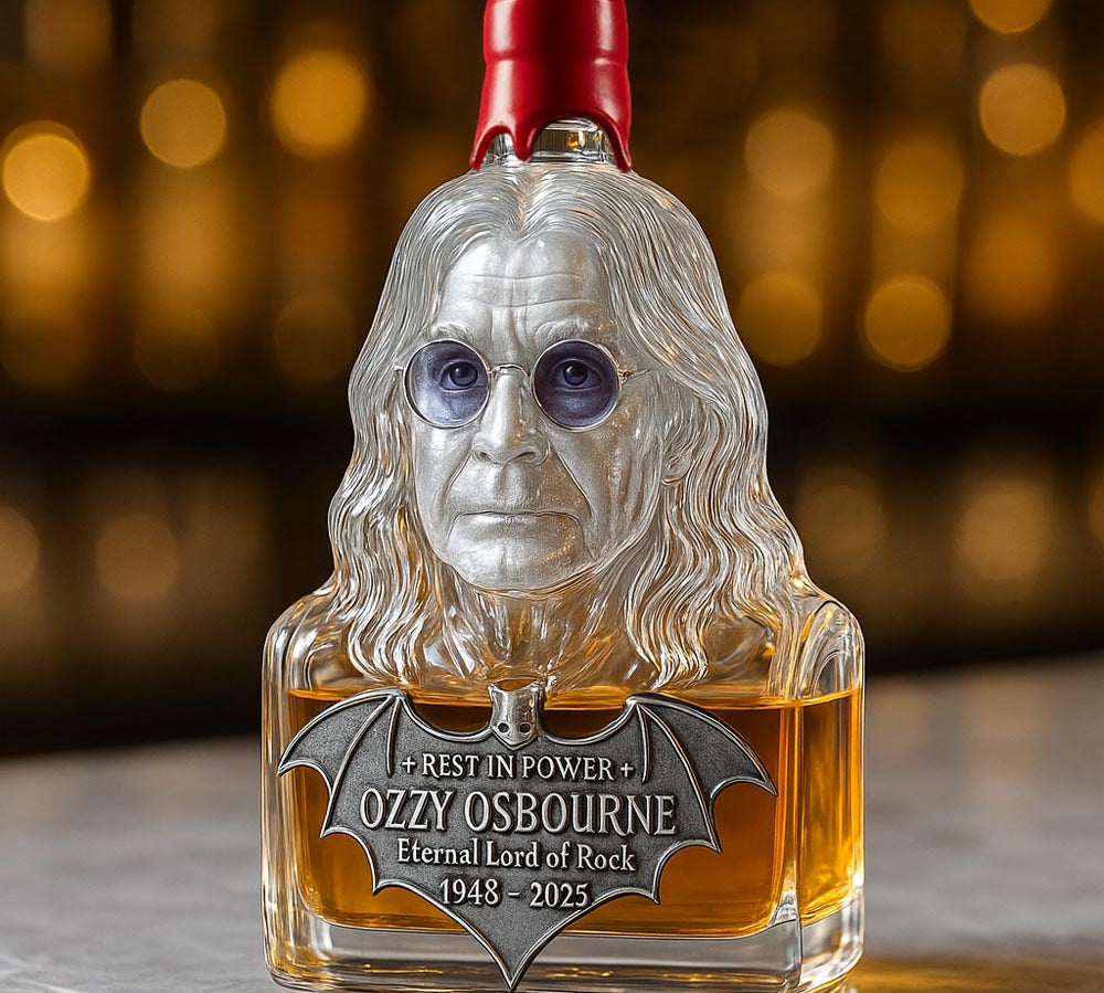Örökkévalóvá varázsolva pohárban — Whiskey-pohár Ozzy Osbourne tiszteletére