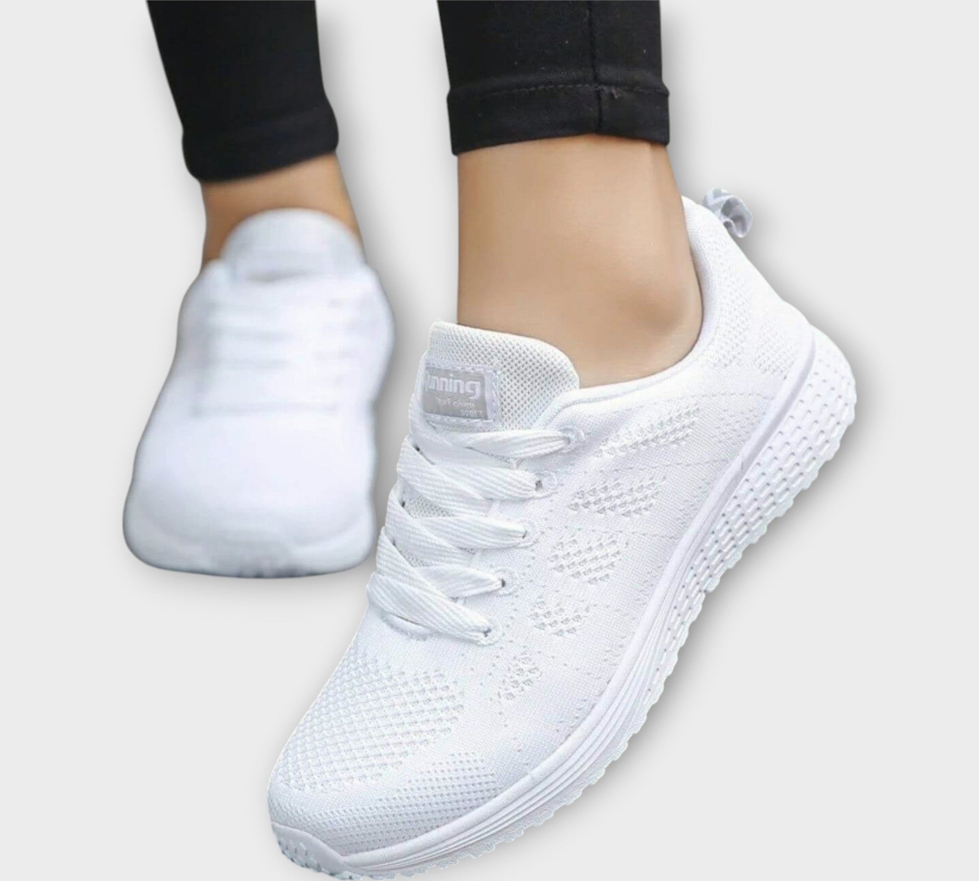 Sabina Elegáns Szövött Sneakers Csúszásmentes Talp