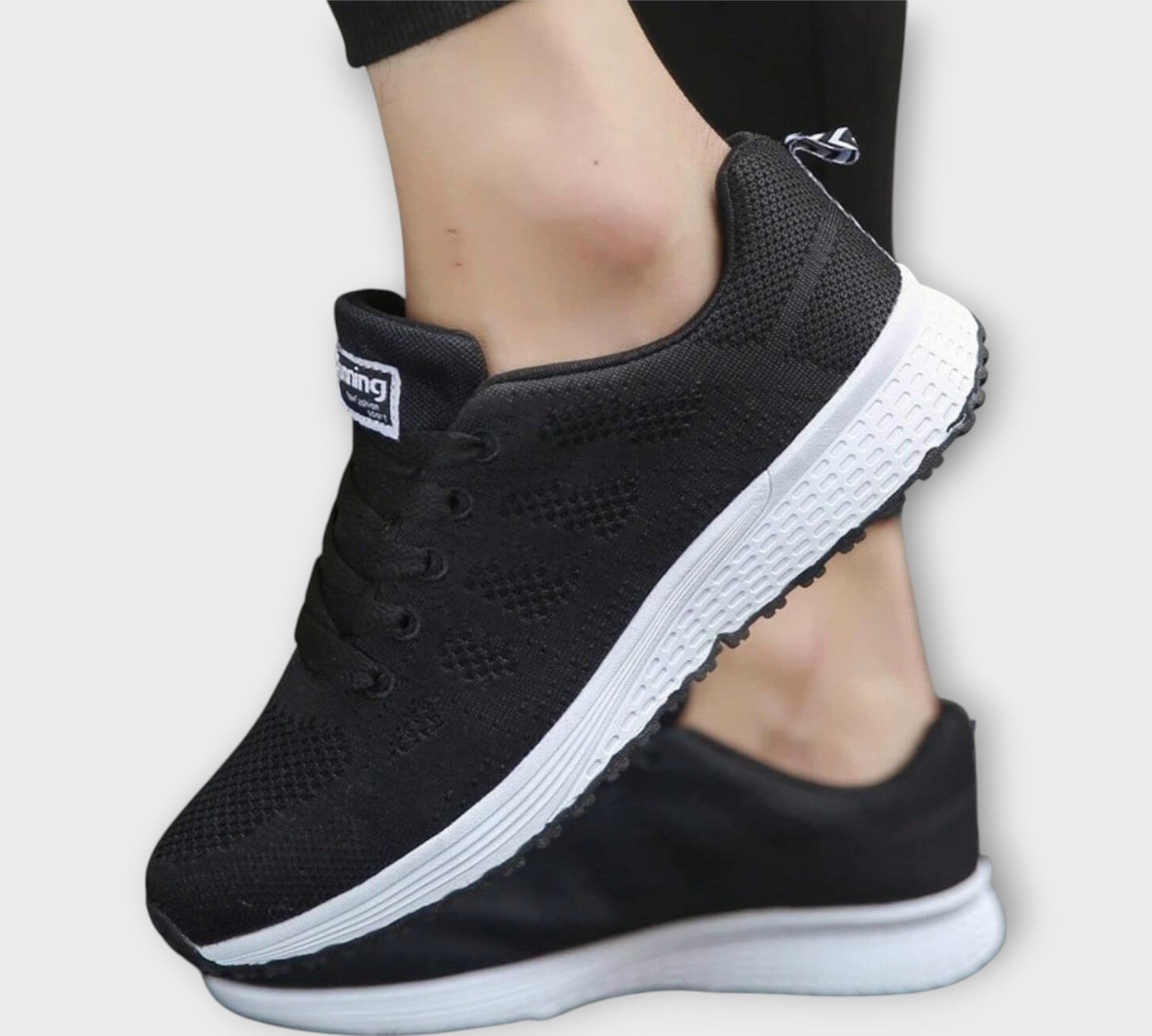 Sabina Elegáns Szövött Sneakers Csúszásmentes Talp