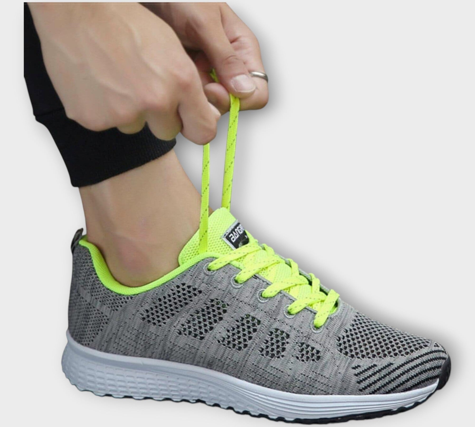 Sabina Elegáns Szövött Sneakers Csúszásmentes Talp