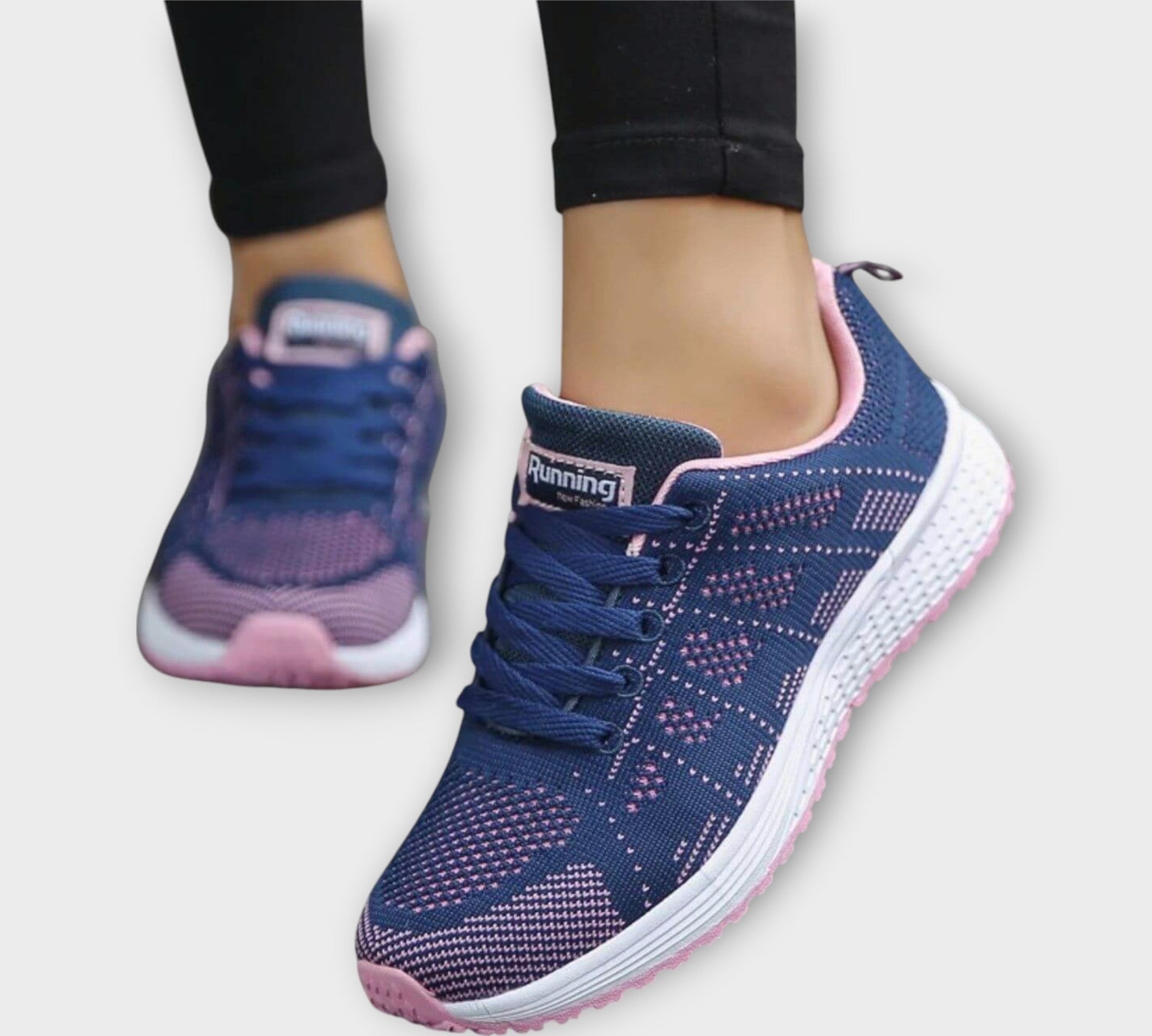 Sabina Elegáns Szövött Sneakers Csúszásmentes Talp