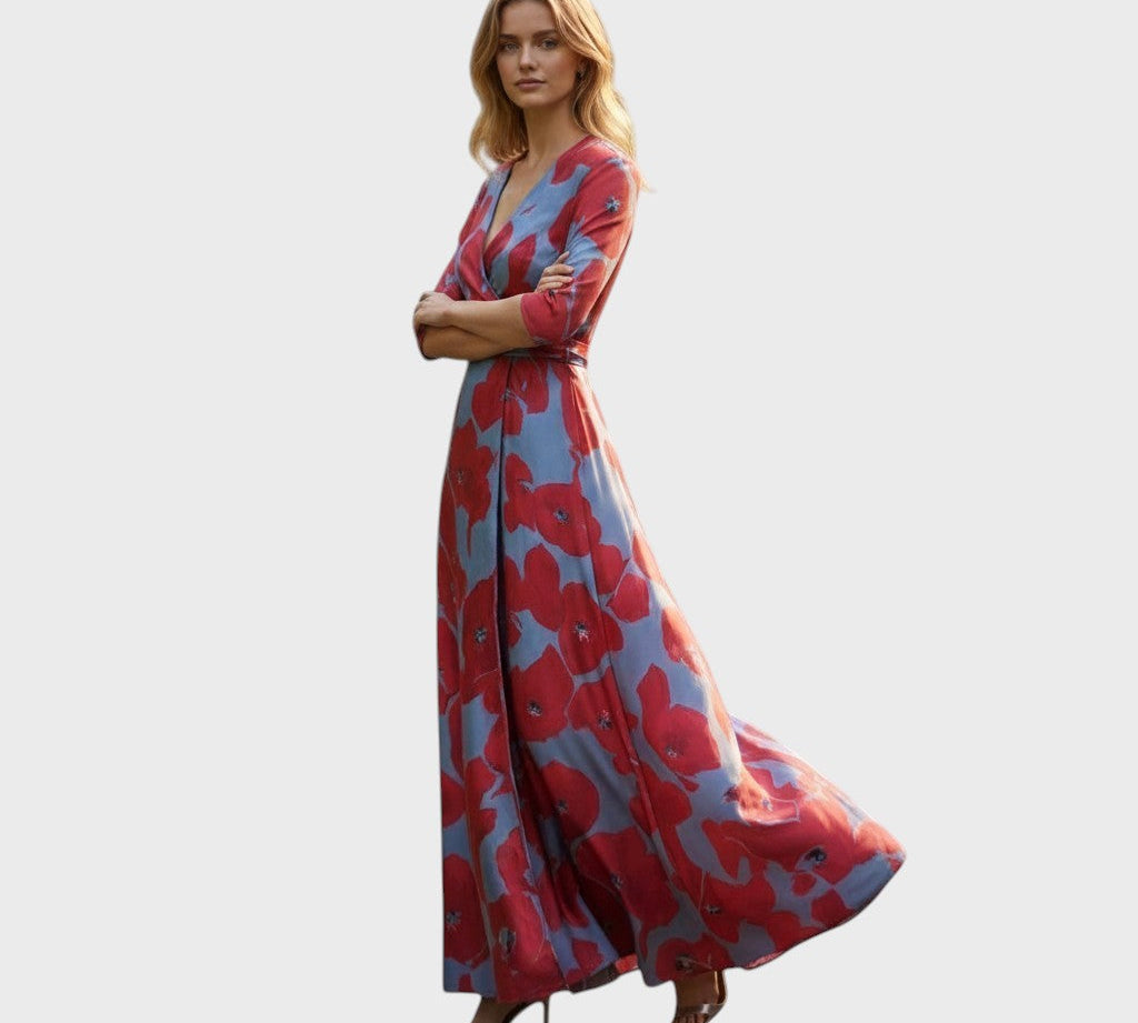 Alma - Elegáns Női Ruha Ujjakkal