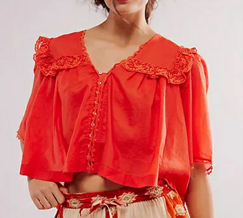 Marais Ruffle Blúz