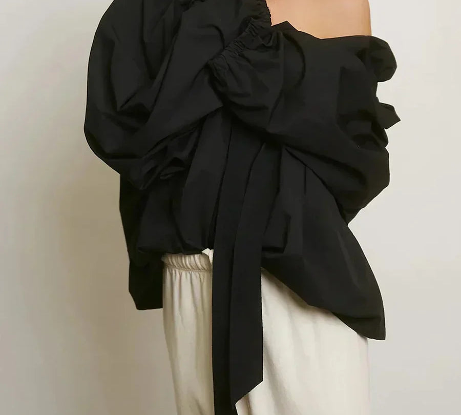 Bellarine Puffed Cotton Blouse