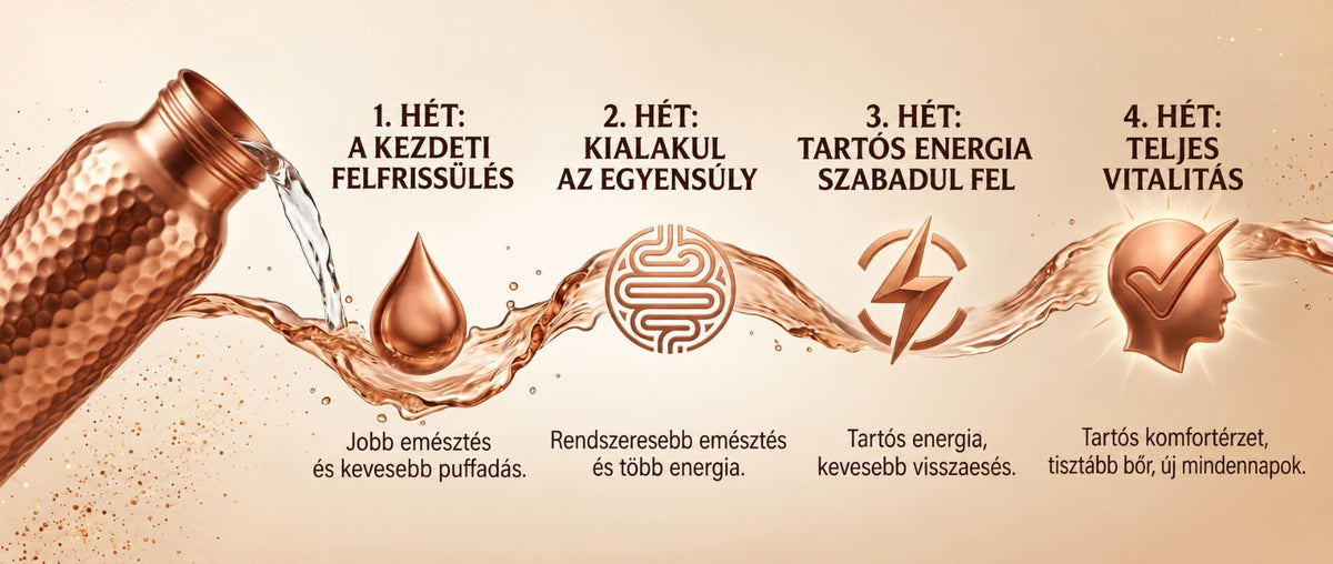 Az réz vizes palackodtól elvárható eredmények