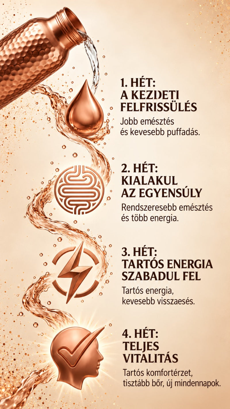 Az réz vizes palackodtól elvárható eredmények