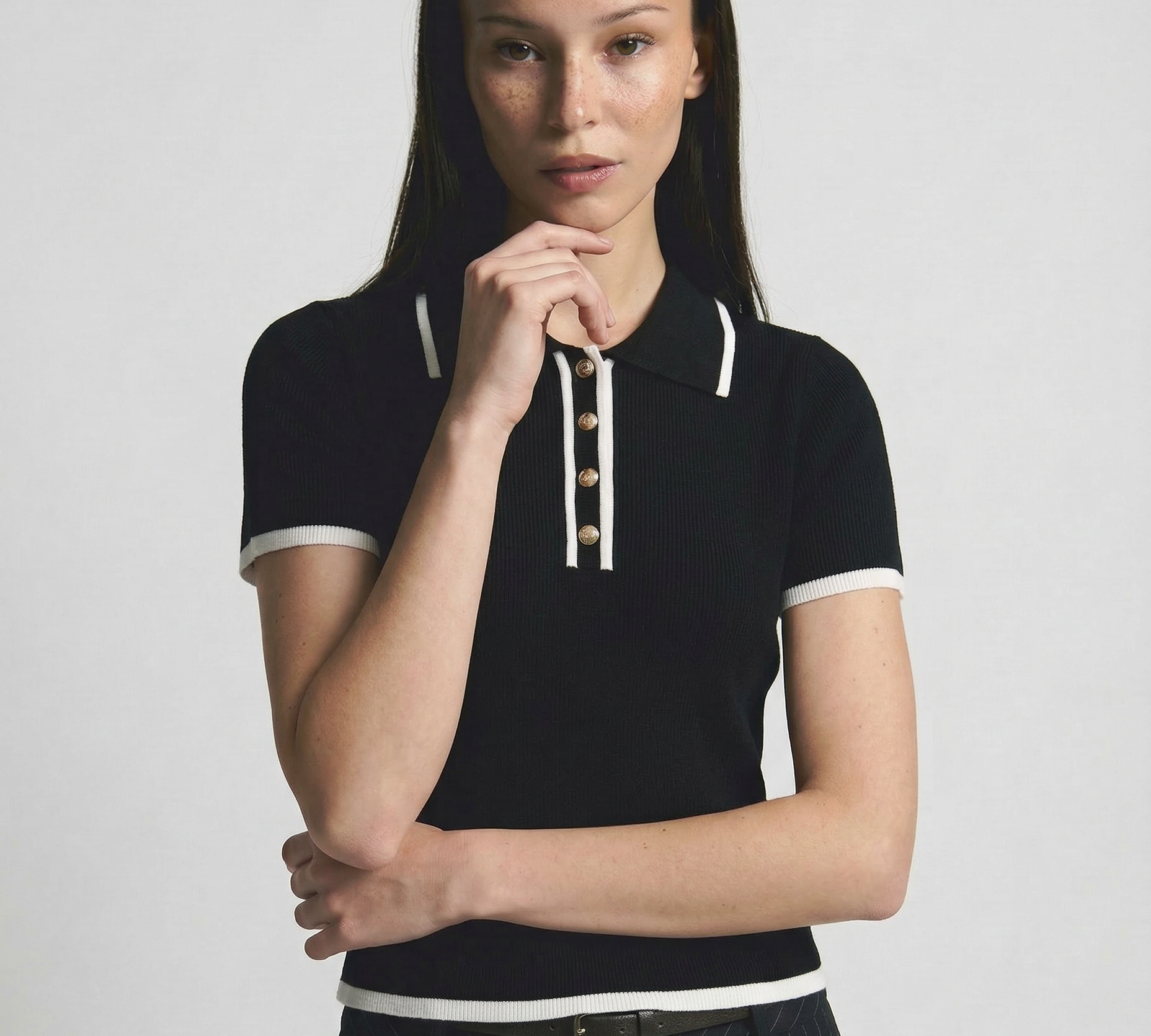Pamut Linea Contour Polo Póló