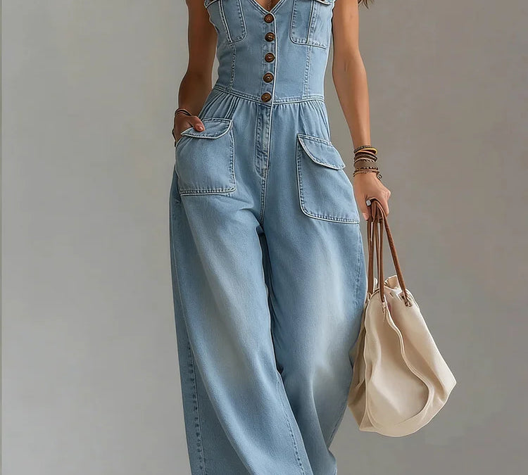 Zsófia | Laza farmer széles overall
